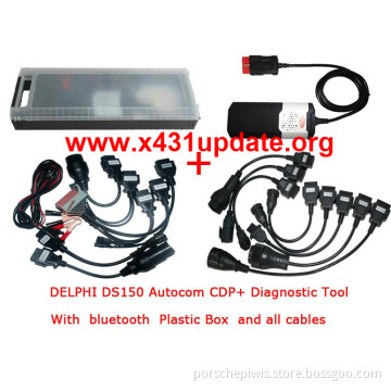 2014.03 DS150 CDP+ Diagnostic Tool for Cars/Trucks With bluetooth Plastic Box All Cables